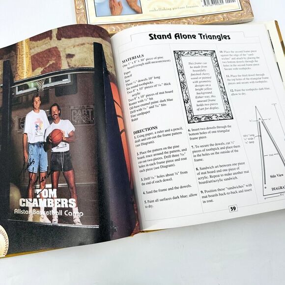 Picture Framing DIY Do It Yourself Craft Book Lot Frame Art step by Step photos - Picture 15 of 16